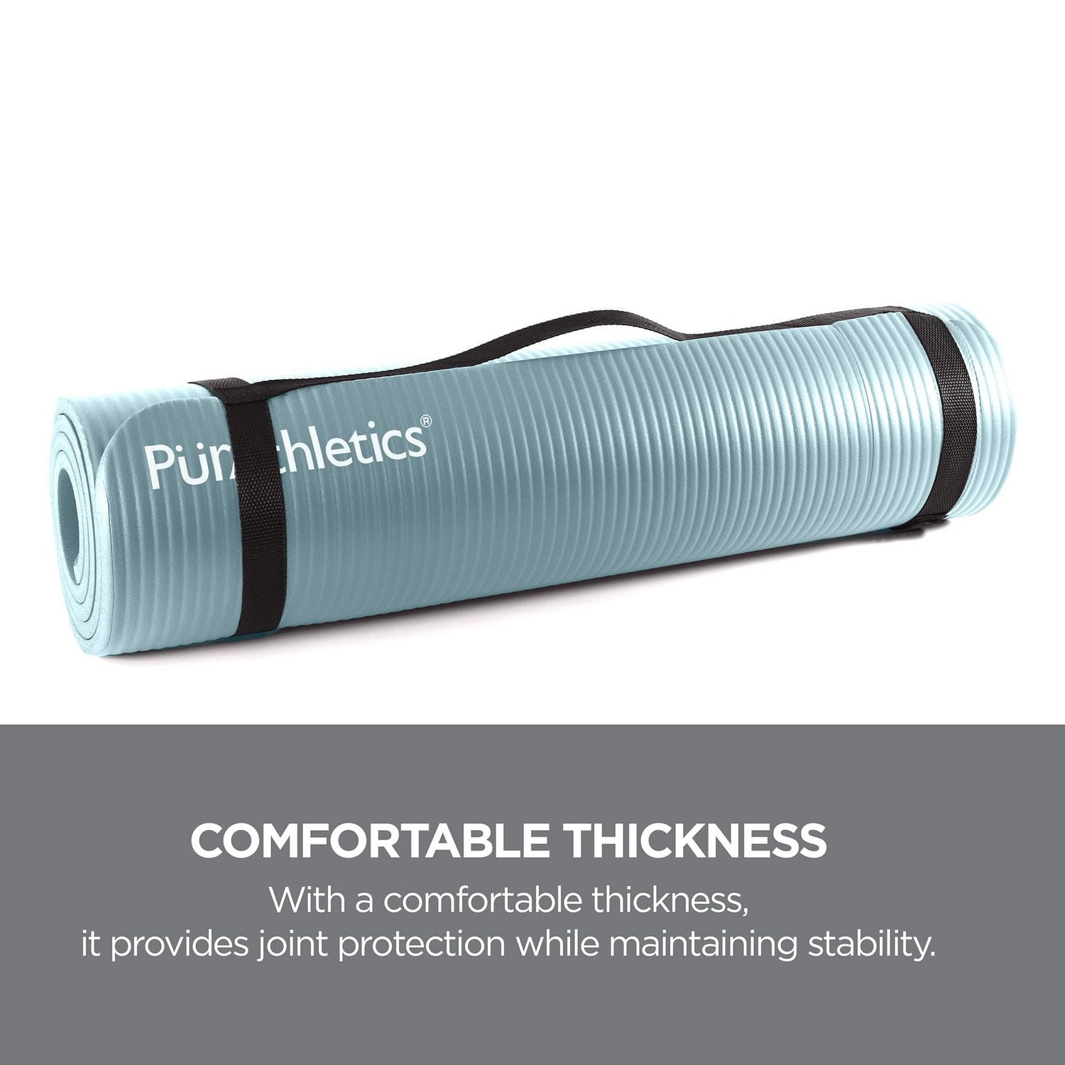 Zenzation Athletics Exercise and Pilates 5/8-inch Mat