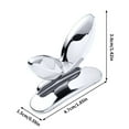 thumbnail image 3 of IMossad Toilet Lid Handle Leaf Design, ABS Plastic Toilet Seat Lifter, Easy Install, Hygienic Hands-Free Use, Universal Fit, 3 of 6
