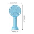 thumbnail image 3 of Fiudx Ventilador de Mano, Recargable Por Usb, Mini Ventilador de Escritorio con Potente Flujo de Aire, Diseño Compacto y Elegante, Modelo Nube, Ideal para Uso En Interiores y Exteriores, Ideal para D, 3 of 6