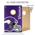 thumbnail image 6 of YouTheFan NFL Minnesota Vikings 2' x 3' Cornhole Game, 6 of 6
