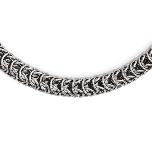Stainless Steel 22 Inch Cuban Link Chain Necklace Pendant Charm Fancy