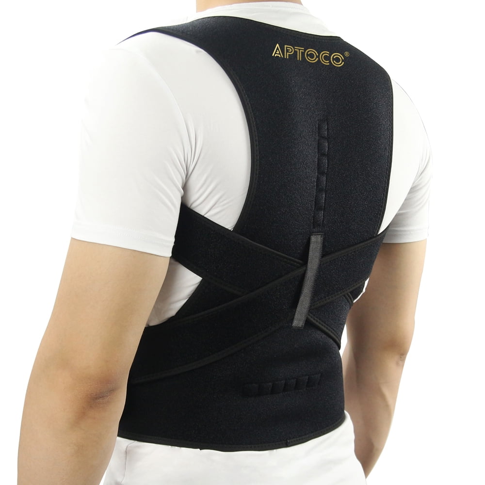 Aptoco Back Brace Posture Corrector for Women Men - Back Lumbar ...