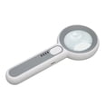 thumbnail image 3 of Lighted Magnifying Glass, Scratch Resistant Long Handle Handheld Magnifying Glass Touch Button Design  for Reading, 3 of 7