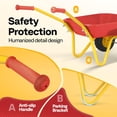 thumbnail image 6 of SPECSTAR Kids Wheelbarrow Children Garden cart with Toddler Gardening Tool Set Child Wheel Barrel Outdoor Indoor Toys Gift Red, 6 of 8
