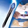 thumbnail image 3 of Glue Pen with LED Light Portable Handicraft Accessories Plastic Aluminum Wood Leather Adhesive Applicator Refillable Applying Tool DIY Crafting Pen, 3 of 8