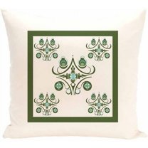 Simply Daisy 16" x 16" Hanky Print Geometric Print Pillow