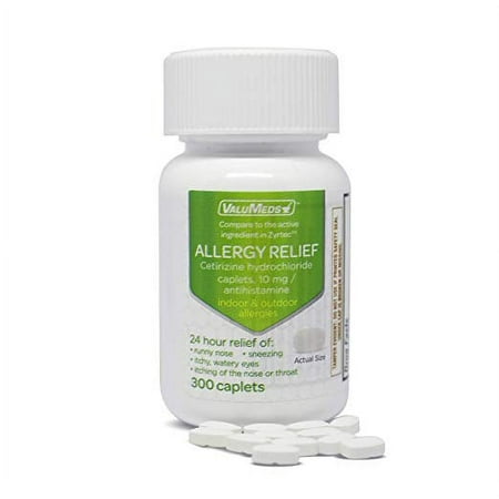 ValuMeds Allergy Relief Cetirizine 10mg Tablet 300CT