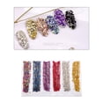 thumbnail image 4 of 6 Colors Glass Crushed Stones Broken Metal Pieces Glitter Irregular Glass Chips for DIY Crafts Jewelry Making, 4 of 8