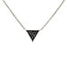 thumbnail image 3 of Kobelli Collier Triangle Diamant Noir 14k Or Rose, 3 of 4