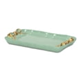 thumbnail image 4 of Lynza Teal & Gold Ribbon Themed Cast Iron Catchall Tray, 4 of 7