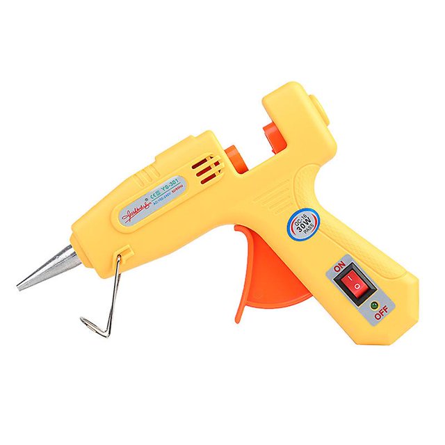 Pistola de Pegamento Caliente de 30 W, para Manualidades de Bricolaje/Reparación Rápida, Pistola de Pegamento de Calentamiento Rápido y Seguro, Bricolaje, Hogar, Oficina