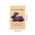 thumbnail image 3 of Eolstice 2026 Easter Bunny Pocket Card, Commemorative Holiday Gift Card, Miniature Card with Bunny Design for Gifting, Collecting, Seasonal Cheer, 3 of 6