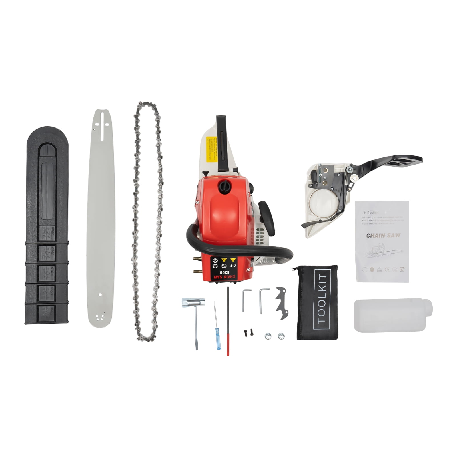 52cc Gas Power Chainsaw 2 stoke Petrol Chainsaw For Forest Harvesting 2000w