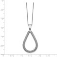 thumbnail image 3 of White Sterling Silver necklace Cable with pendant Fancy 16 in 22 mm, 3 of 3