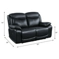 thumbnail image 7 of ACME Ralorel Motion Loveseat in Black, 7 of 7