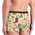 thumbnail image 4 of Rateoe Groovy American Western Footwear Mens Boxer Briefs Poly Spandex Performance Boxer Briefs Underwear Hem Boxer Briefs - Large, 4 of 8