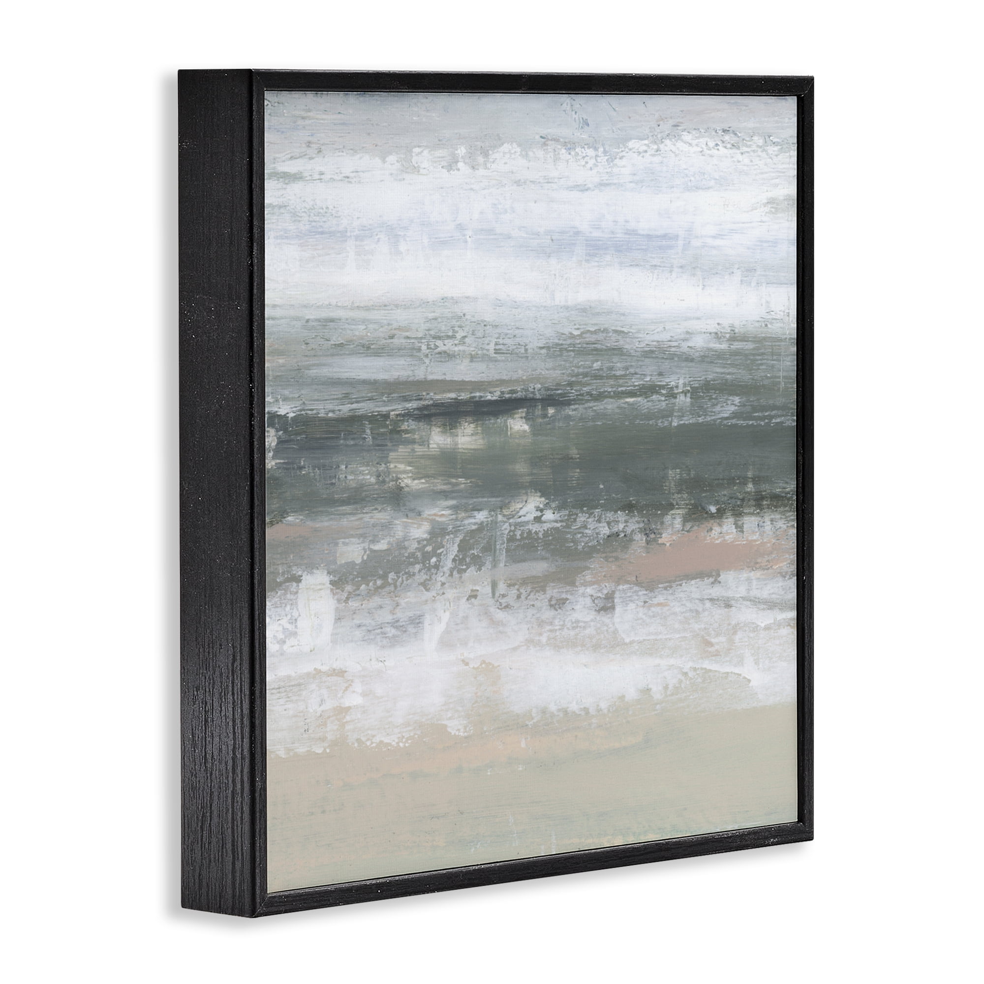 Stupell Industries Subdued Pastel Tides Black Framed Giclee Art, design by Ethan Harper