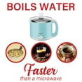 thumbnail image 6 of Brentwood Stainless Steel 1.9 Quart Electric Hot Pot Cooker and Food Steamer in Blue, 6 of 7