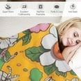 thumbnail image 3 of Nawypu Psychedelic Trippy 60s 70s Mushroom Hippie Doodle Blanket Soft Warm Lightweight Throw Blanket Cozy Plush Bed Blanket for Bedroom Living Rooms Sofa Couch Bed Gifts, 3 of 6