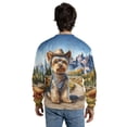 thumbnail image 5 of Welcome Fall Western Cowboy Yorkshire Terrier Enjoys Majestic Autumn All Over Print 3D Sweatshirt Unisex Merch Yorkie Dog Lover Gifts - 01007, 5 of 6
