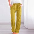 thumbnail image 2 of Pantalons Longs Décontractés pour Femmes avec Taille Élastique, 2 of 6