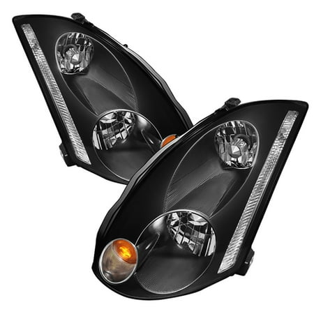 VIPMOTOZ OE-Style Headlight Headlamp Assembly For 2003 ... 2003 infiniti g35 headlight wiring 