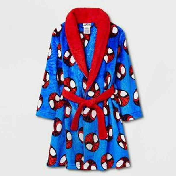 SpiderMan Spiderman  head Toddler Boys Robe, Sizes 2T5T (2t/3t