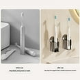 thumbnail image 2 of Multipurpose Bathroom Wall Organizers Electric Toothbrush Holders Not Slip ABS Space Saving Shower Toothbrush Holders, 2 of 15