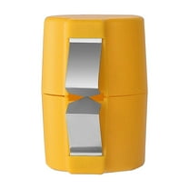 Handheld Egg Separator Cutter Opener - Efficient Egg Cracker Tool for Cooking & Baking, Durable Easy-to-Use Breakfast Kitchen Gadget Yellow