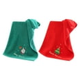 Beneky Towel Bar, Christmas Hat Towel (Gift Box) Red + Green, Christmas