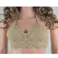 thumbnail image 1 of Women Summer Top Halter Back Straps Tie Deep V-Neck Camisole Tops, 1 of 5