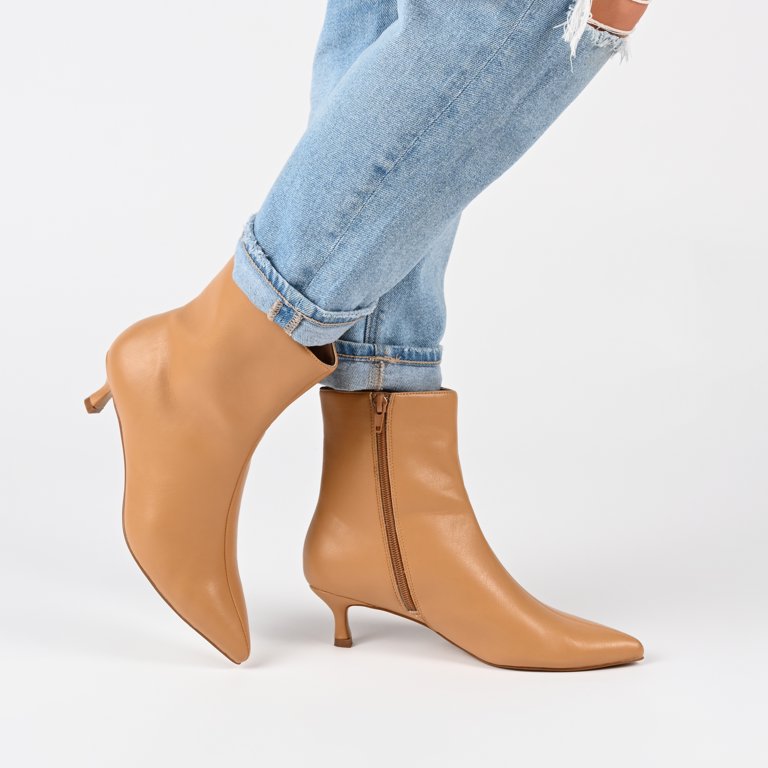 Wide width kitten heel boots outlet