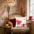 thumbnail image 5 of Tuvgenk 18x18 Inch Holiday Pillow Covers Set of 1, Valentines Printed Soft Square Pillowcase Cushion Cover for Chair Sofa Living Room Home Decor, 5 of 6