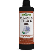 Nature's Way Organic Flax Oil, USDA Organic, 16 Fl. Oz.