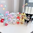thumbnail image 3 of Sanrio Kuromi Hello Kitty Cinnamoroll My Melody-muñeco de peluche Kawaii, juguete de gato esponjoso, llavero colgante, regalos de vacaciones adorables, 3 of 4