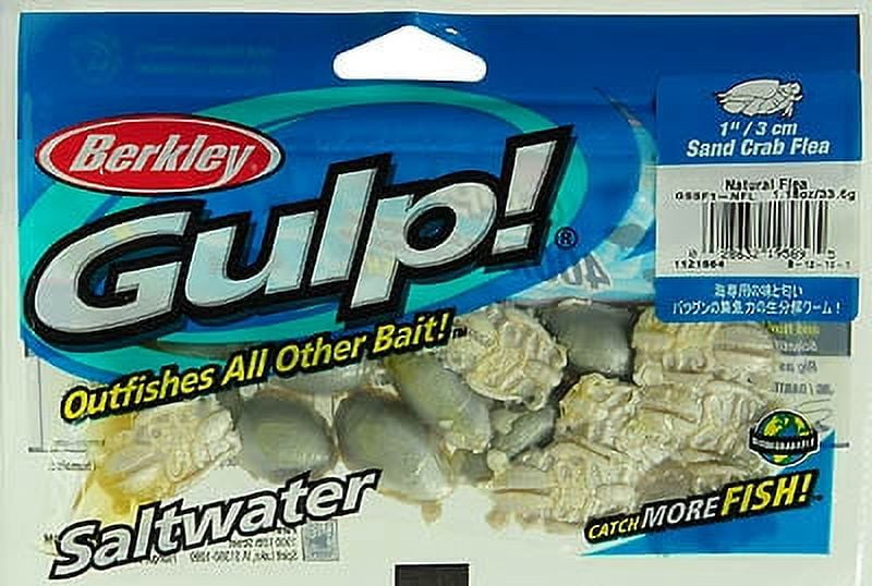 (2 pack) Berkley Gulp! Saltwater Sand Crab Flea Soft Bait
