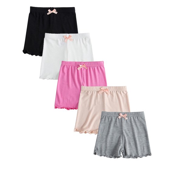 3-10Y Dance Shorts Girls Bike Short Breathable Safety Shorts Kids Pants Underwear Toddler Girls Stretchy Safety Leggings