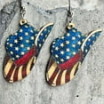 thumbnail image 2 of BNNG Earrings American Independence Day Fourth Of July Festival Jewelry Western Cowboy Boots Cowheads Earrings, 2 of 9