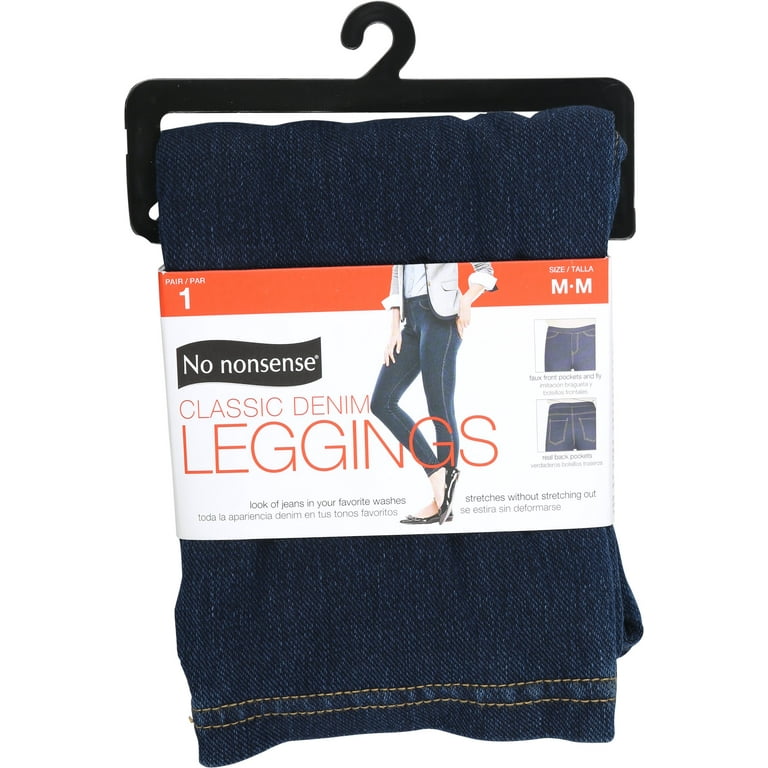 No Nonsense Womens Classic Denim Capri Legging with Pockets : :  Clothing, Shoes & Accessories