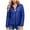 Navy, variant on Bovxnpu Winter Coats for Women, Women's Down Jackets Solid Color Pocket Zip Up Stand Collar Cotton Coat Stylish Casual Warm Winter Clothing