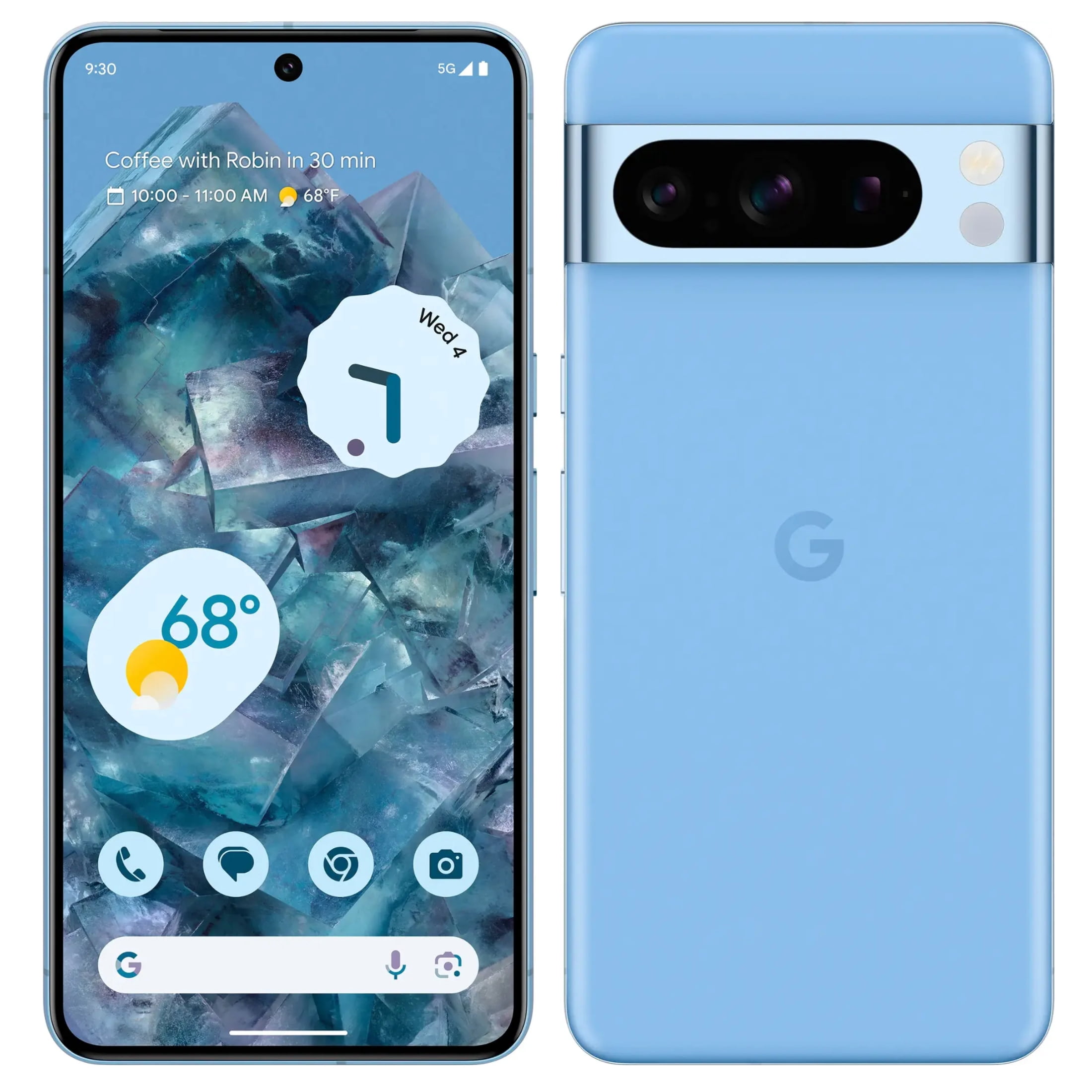 Restored Pixel 8 Pro 128GB Factory Unlocked, Bay (Good) (Refurbished)