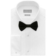 Michael Kors Men Regular Fit French Cuff Dress Shirt W/ Bow Tie Size 17.5 36/37