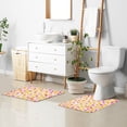 thumbnail image 6 of Yayeee Bath Rug for Bathroom Floor Non Slip Rectangle Fluffy Soft Absorbent Mat, 16"x24", Light Pink Stars, 6 of 7