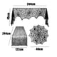 thumbnail image 3 of Fiudx Mantel de Encaje de Telaraña para Halloween, Decoración de Fiesta Misteriosa, Cubierta para Repisa de Chimenea, Manteles Grandes y Pequeños, Decoraciones de Halloween Diy, Negro, 46 X 244 Cm y, 3 of 7