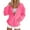 Hot Pink, variant on Women's Solid Color Zip Up Hoodie, Lightweight Fleece Lined Long Sleeve Casual Jacket, Oversized Fall Winter Sweatshirt for Daily Streetwear and Lounge Navy M