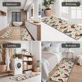thumbnail image 5 of Beige Chicken Floral Pattern Kitchen Rugs Sets Of 3,Kitchen Runner Rugs Non Skid Washable,Decorative Kitchen Floor Mats for Kitchen,Sink,Laundry,17"x30"+ 17"x47" + 17"x59", 5 of 6