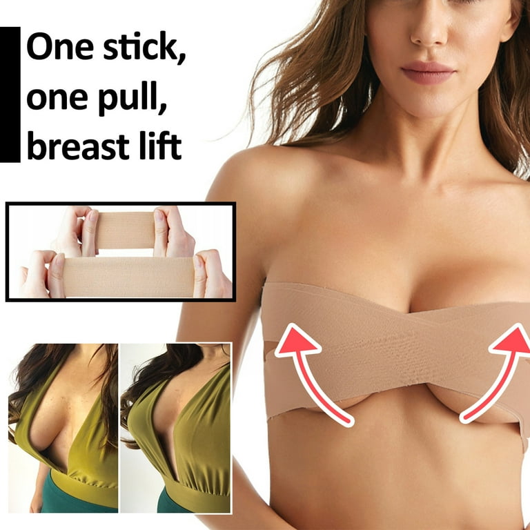 EELHOE Chest Lift Tape,Breathable Waterproof Tape Lift Chest Lift Invisible  Chest Body Tape Uteam Tape type Breast 1 Volume Invisible KidJoy 1 Volume  type Breast Tapes Breast Tapes L Tape Breast Lift 