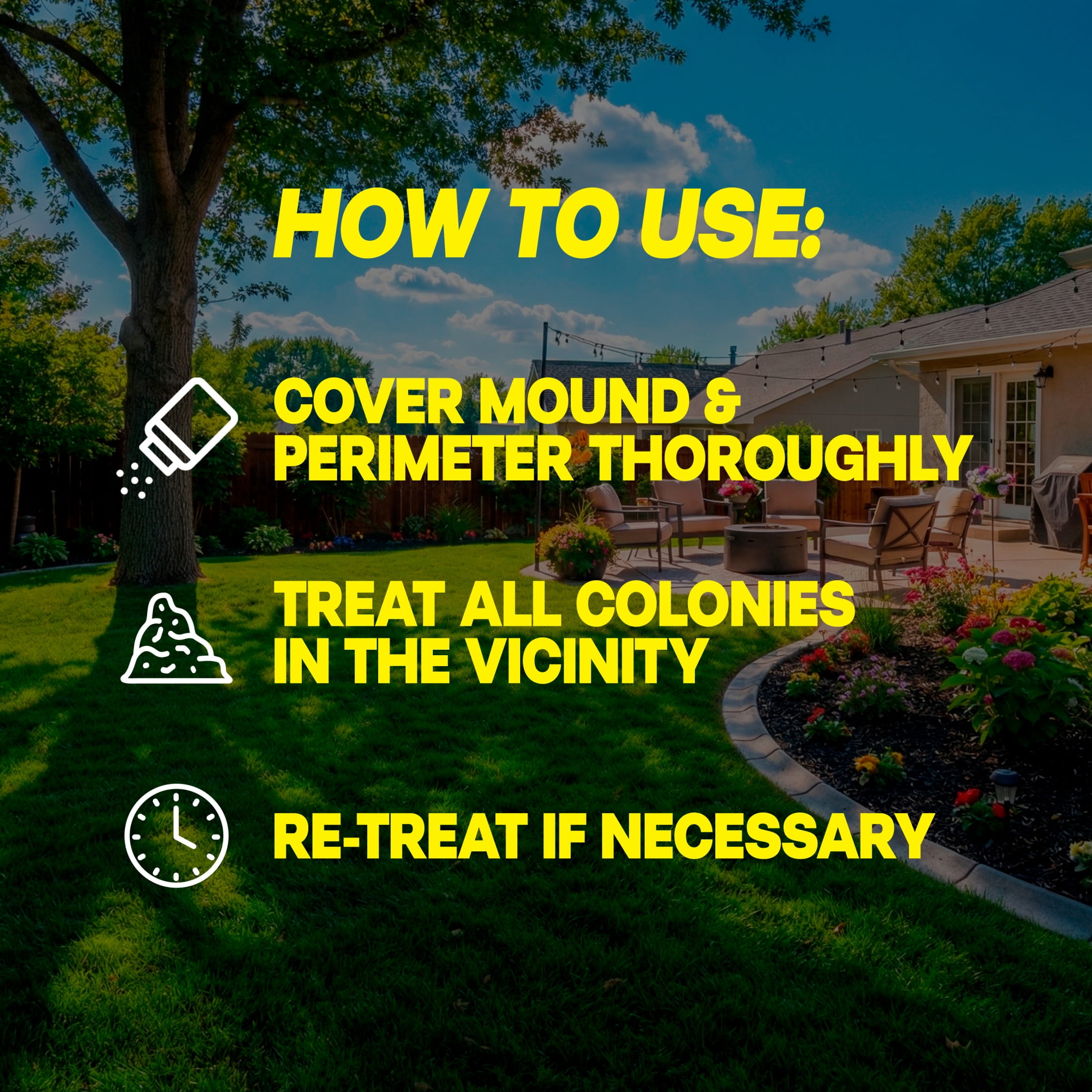 Raid Outdoor Fire Ant Mound Killer, Dust Insecticide for Outside Household Use on Ants, Fire Ants and Termites, Lasts 1 Year, Kills the Queen, Works Fast and Easy-To-Use, 24 oz