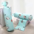 thumbnail image 4 of Almohada cómoda de algodón para bebé, cojín de apoyo para el respaldo para dormir de lado para recién nacido, almohada de protección para dormir con rollo de cuello anticaída para niños pequeños, 4 of 4