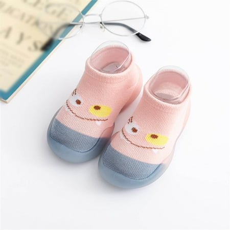 

Cathalem Shoes for 2 Year Old Boy Boys Girls Animal Cartoon Socks Shoes Toddler WarmThe Floor Boys Shoes Pink 0 Months